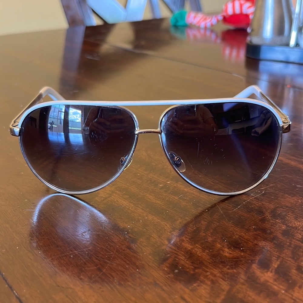 White Gucci sunglasses